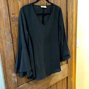 Women’s BNWT Zenana XL Black three quarter length sleeves top